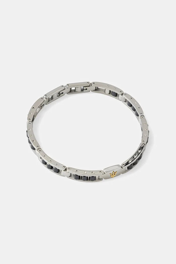 Pulsera de acero inoxidable con cerámica para hombre MASERATI