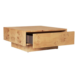 Mesa auxiliar con cajones de madera Blur Storage de Ferm Living - FSC