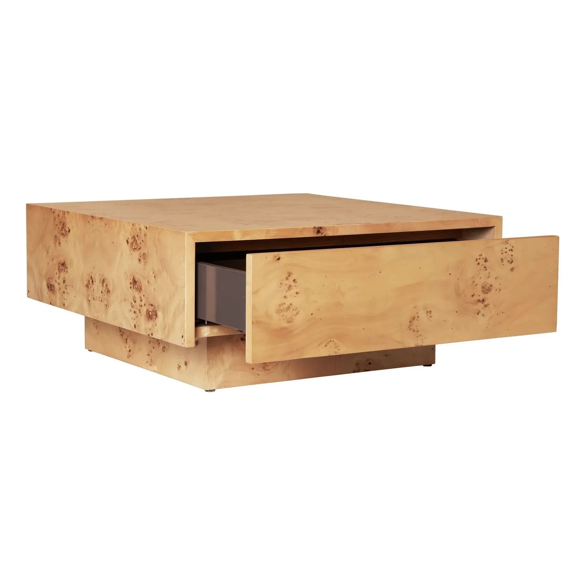Mesa auxiliar con cajones de madera Blur Storage de Ferm Living - FSC