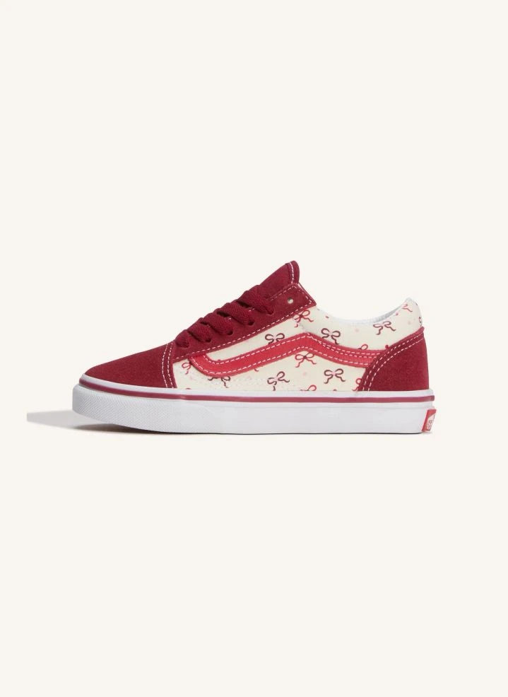 Vans - Old Skool Zapatillas con Cordones Anudados | Rojo