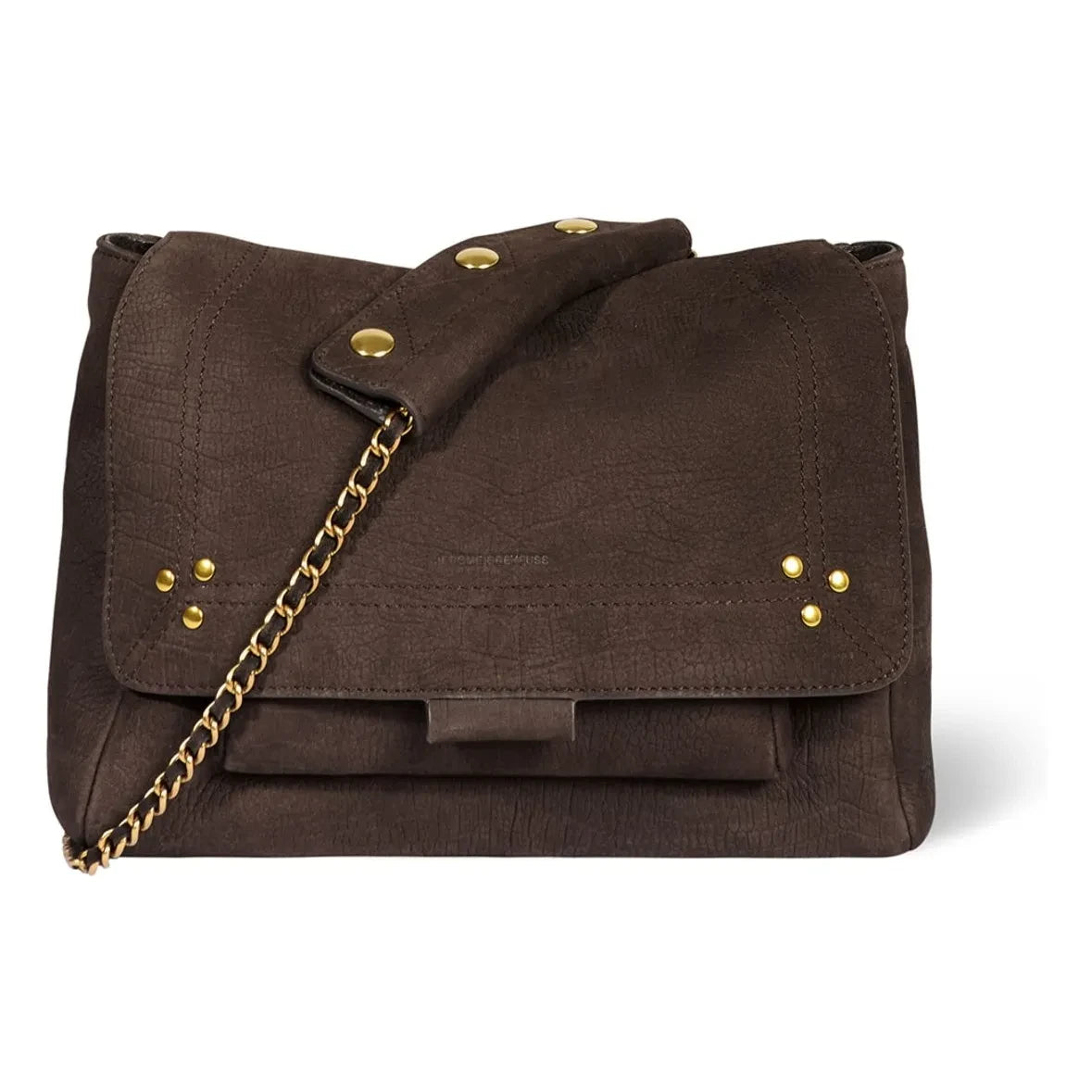 Jérôme Dreyfuss - Bolso Lulu M con Estampado de Cocodrilo Taurillon | Marrón
