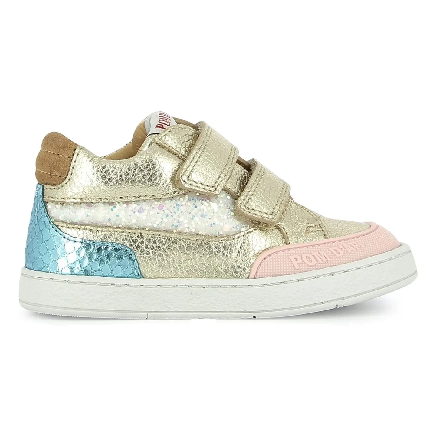 Pom d'Api - Zapatilla de espuma Backy | Dorado