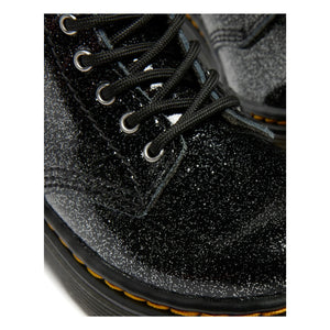 Dr. Martens - Botín con cordones 1460 J Glitter | Negro brillante
