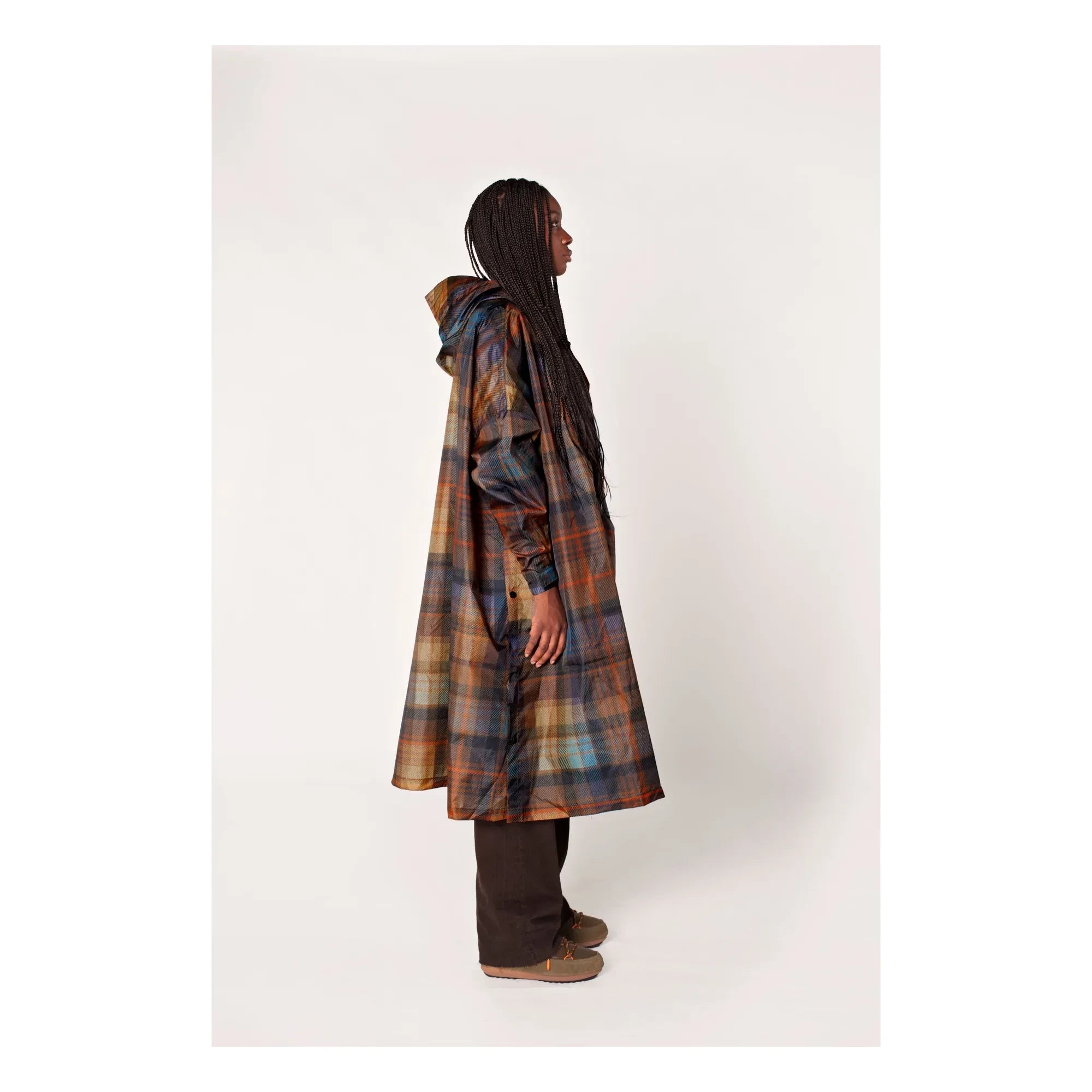 Rainkiss - Capa de lluvia Tartan - Colección mujer | Naranja