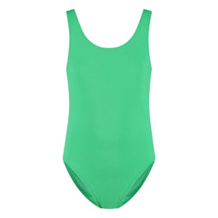 Beachlife - Bañador de fibra reciclada con textura liso | Verde