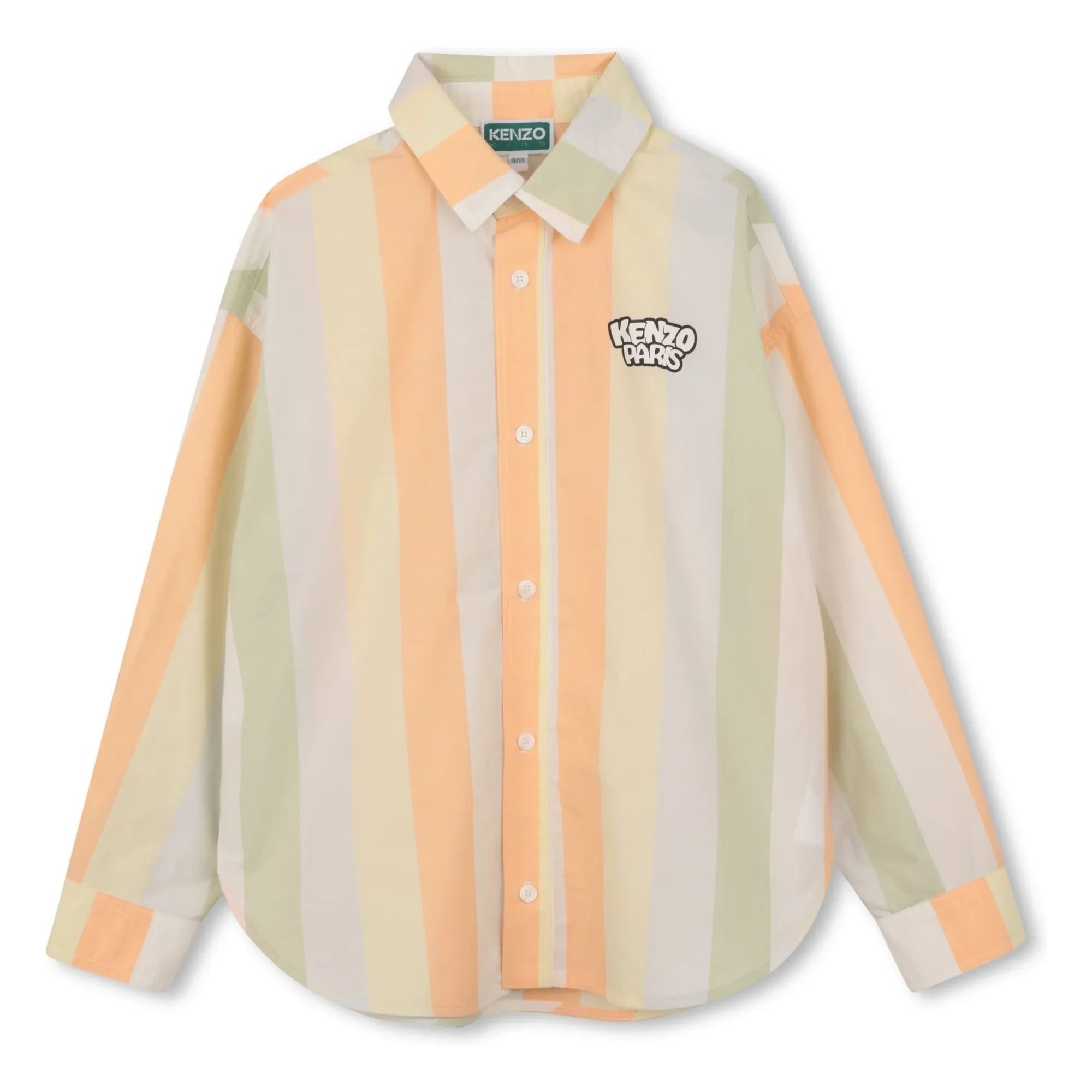 Kenzo - Camisa de rayas Tigre Happy Sweet Bubble | Beige