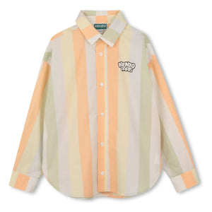 Kenzo - Camisa de rayas Tigre Happy Sweet Bubble | Beige