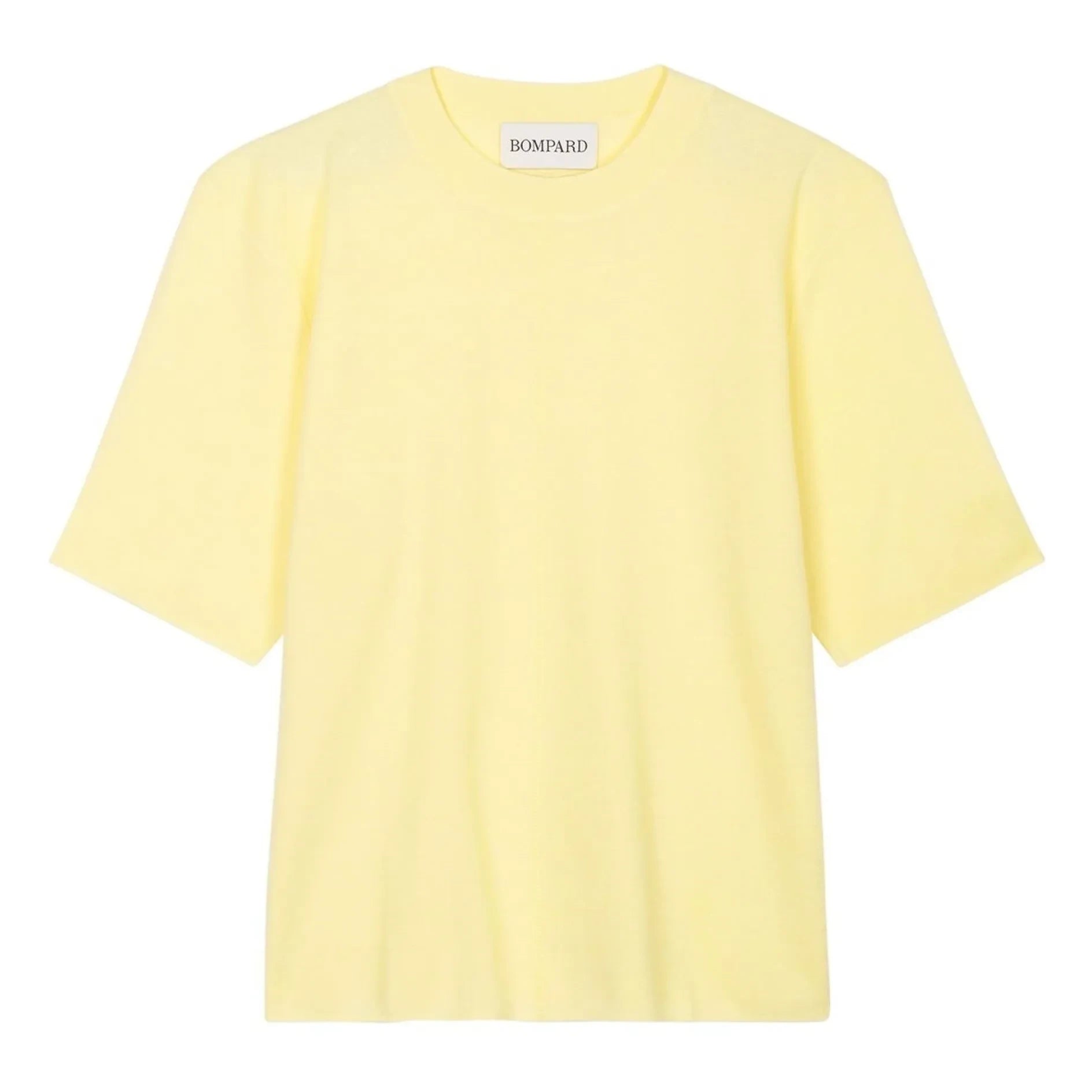 Bompard - Camiseta de algodón y cachemira slim-fit | Amarillo limón