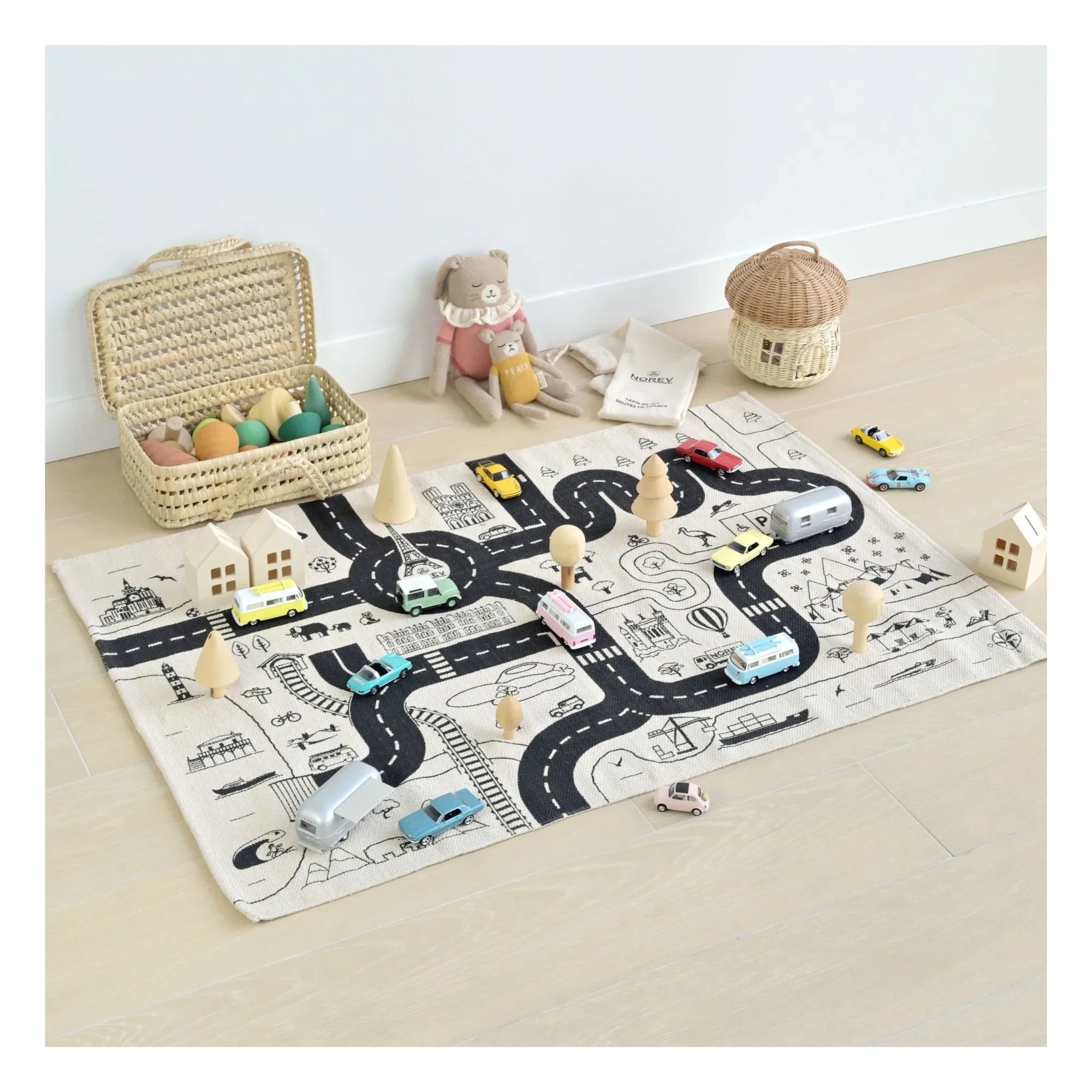 Norev - Alfombra de juego de Carreteras de Francia