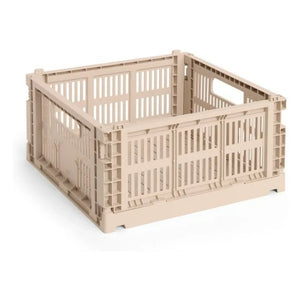 Heno - Cesta cuadrada plegable | Polvo