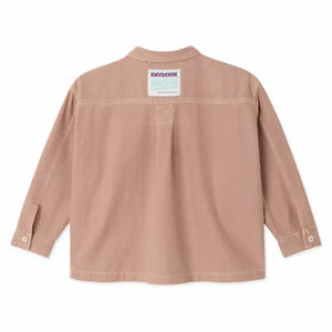 American Vintage - Lofway Denim Gömlek | Marled pembe
