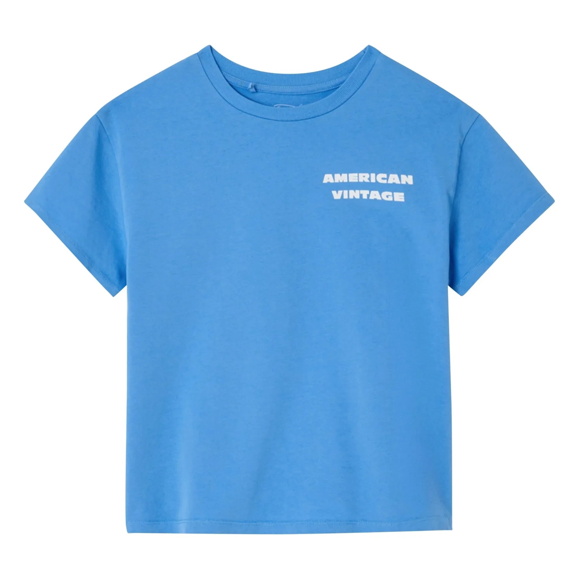 American Vintage - Camiseta Bubble Gum Fizvalley | Azul