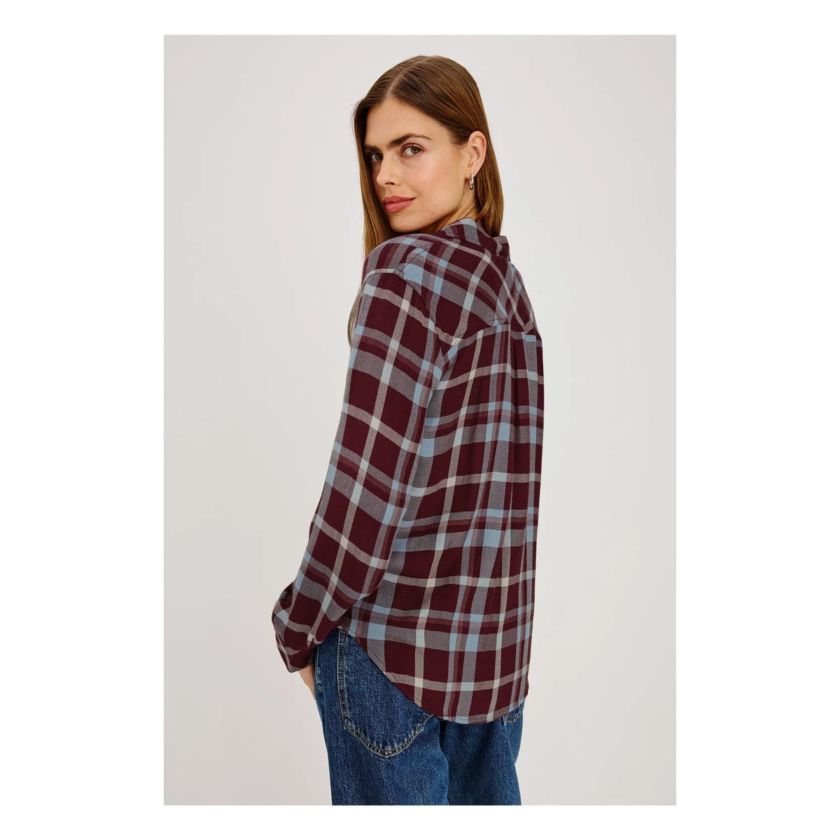 Rails - Hunter camisa a cuadros | Borgoña