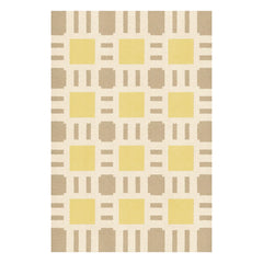 Layered - Alfombra de yute para el brunch, Evelina Kroon | Amarillo pálido