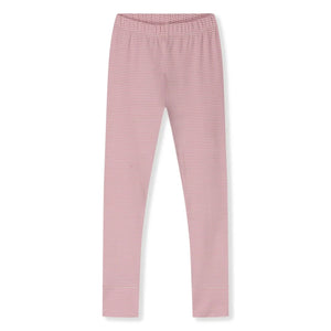 Gray Label - Çizgili Organik Pamuk Tayt | Pembe