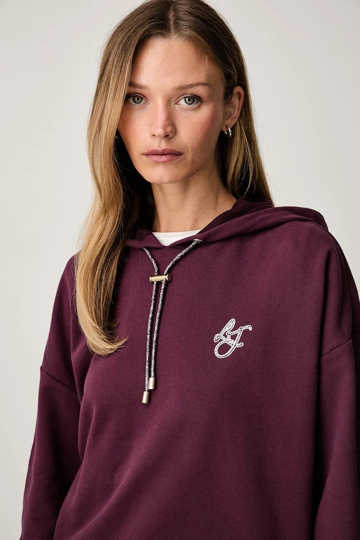 Sudadera con capucha de algodón Liu Jo para mujer