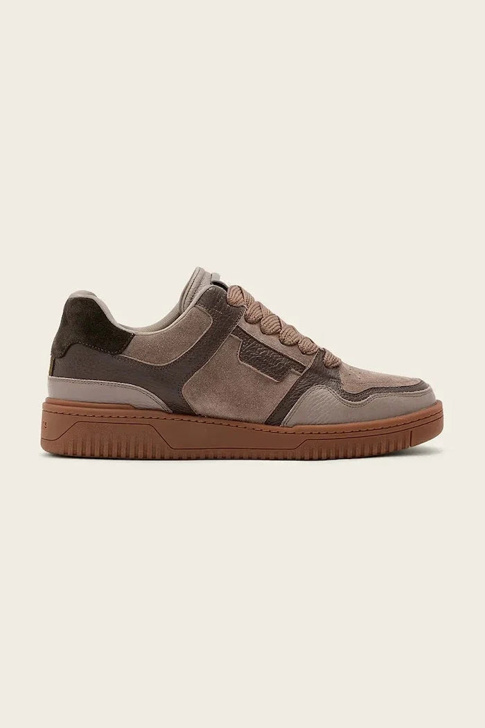 AllSaints Regan Plus Zapatilla Deportiva de Cuero de Perfil Bajo para Hombre