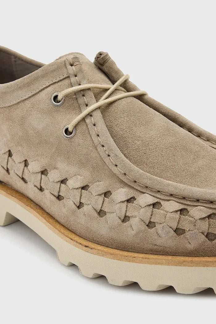 Zapatos AllSaints Skiff de ante trenzado