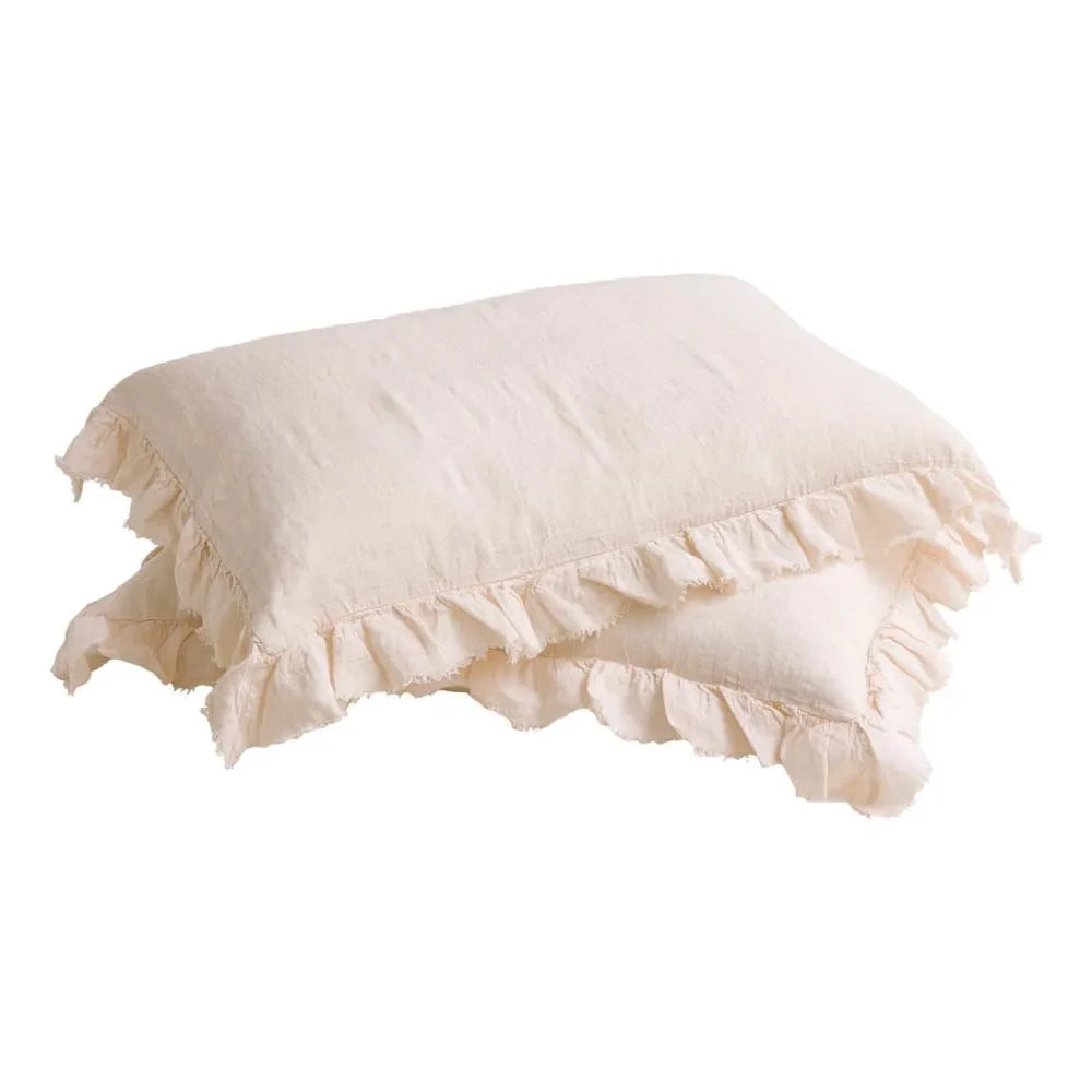 Maison de Vacances - Funda de almohada de lino lavado Boho | Biche