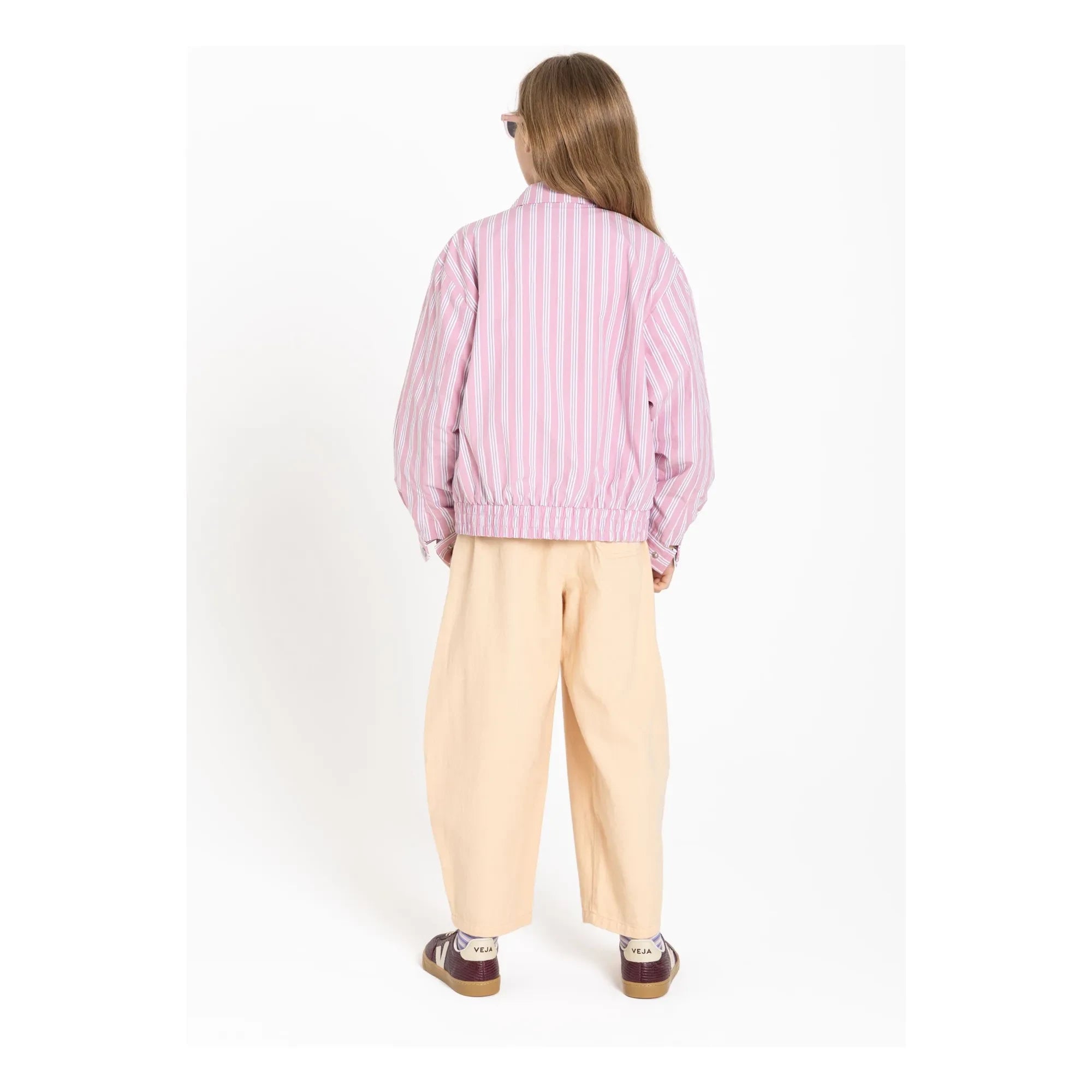 Smallable Niño - Chaqueta de rayas Noah | Rosa Polvo