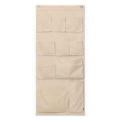 Ferm Living Kids - Almacenamiento de pared XL de algodón | Blanco