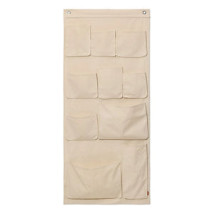 Ferm Living Kids - Almacenamiento de pared XL de algodón | Blanco