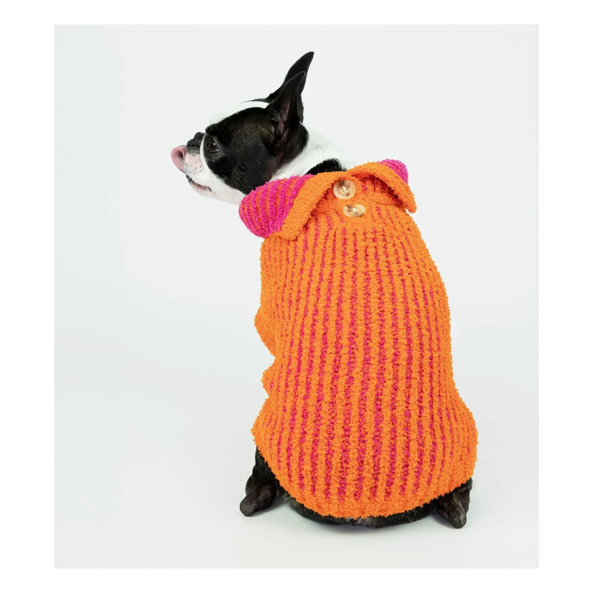 The Furry Folks - Pull Rib | Naranja