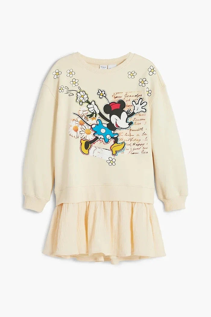 Vestido de algodón Desigual para niños