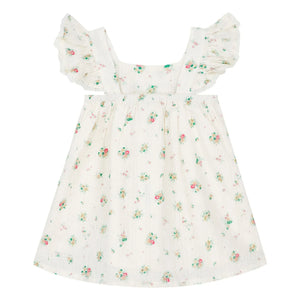 Bonton - Vestido de ramilletes Nadine Pointelle | Blanco