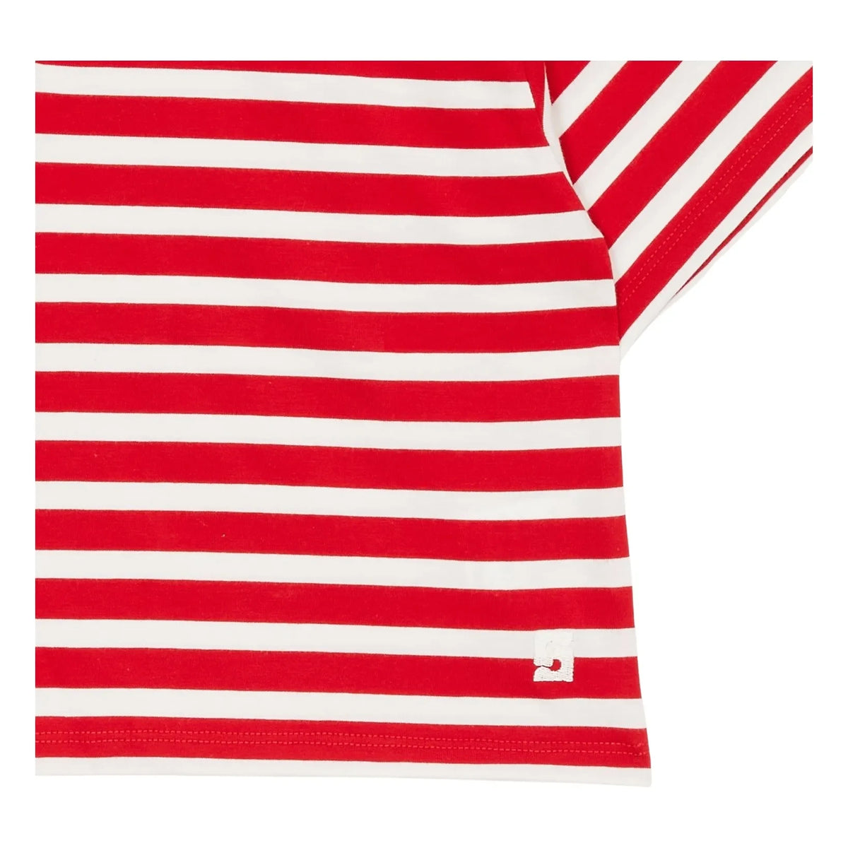 Smallable Kid - Polo varsity a rayas | Rojo oscuro