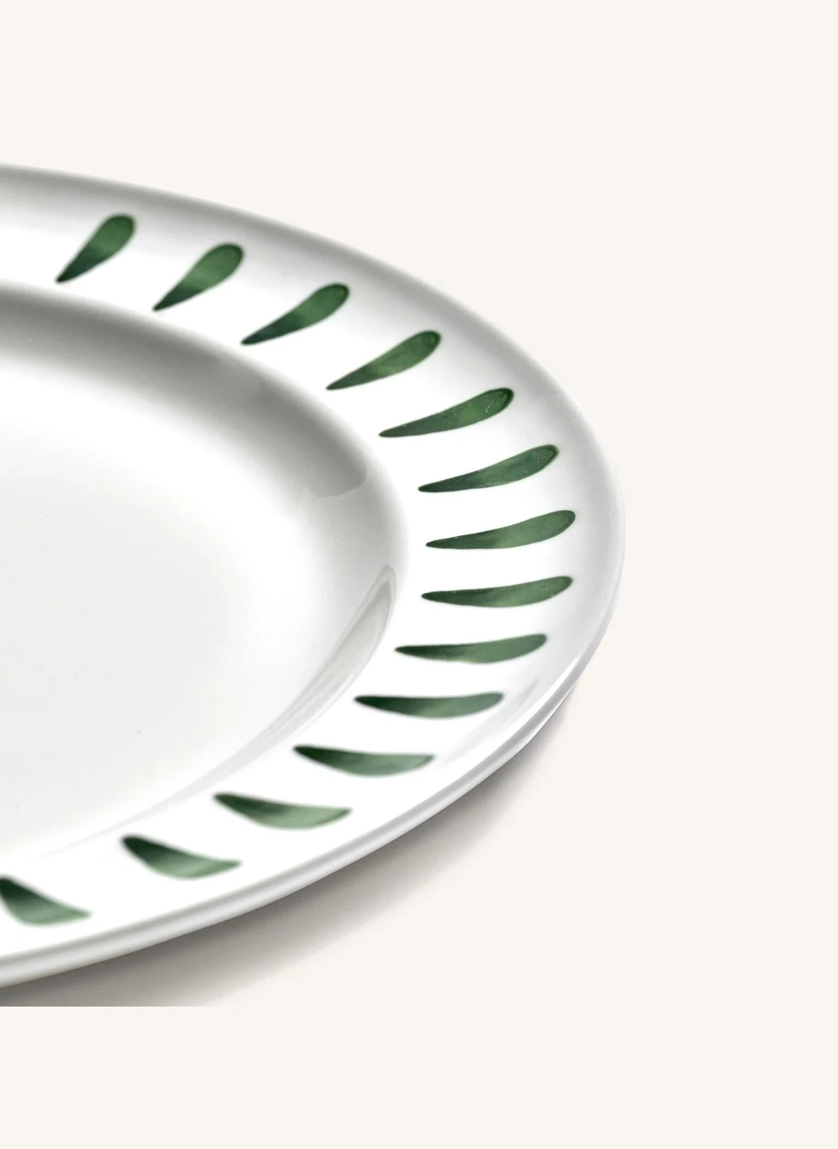 Serax - Platos Charly a Rayas - Set de 2 | Verde