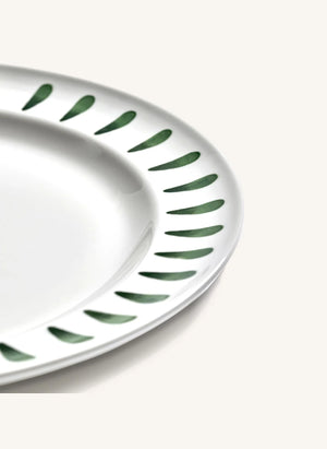 Serax - Platos Charly a Rayas - Set de 2 | Verde