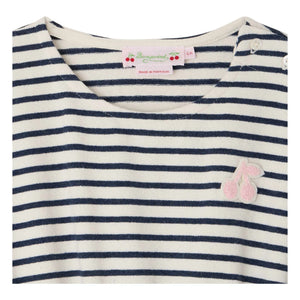 Bonpoint - Vestido a rayas Celima | Crudo