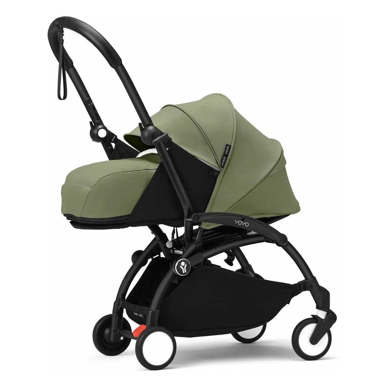 Stokke® - Cochecito YOYO³ completo 0+ y 6+ Chasis negro | Olive