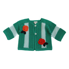 Kalinka - Chaqueta de ganchillo Penélope | Verde