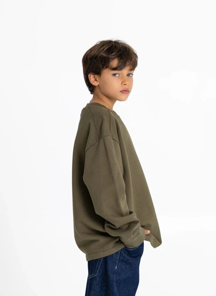 Smallable Kid - Favio Friends & Co Sudadera de Algodón Orgánico | Verdigris