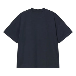 Carhartt WIP - Camiseta Script distintiva de manga corta | Azul medianoche