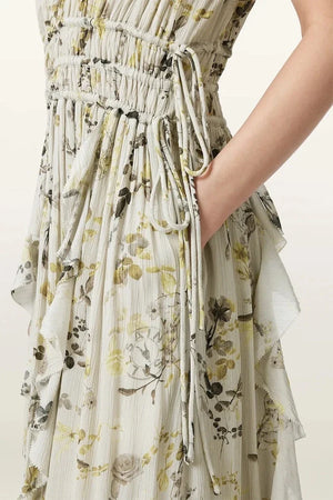 AllSaints Vestido de verano de viscosa CANTO