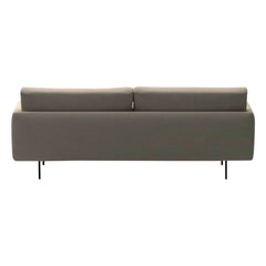 Panac Edition - Sofá de tres plazas de terciopelo bruto Isly - 205 cm | Caqui