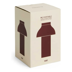 Hay - PC No 2 lámpara de mesa inalámbrica | Rojo ladrillo