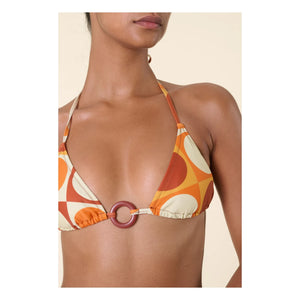Casa Rosa - Top de bikini Camilla | Naranja