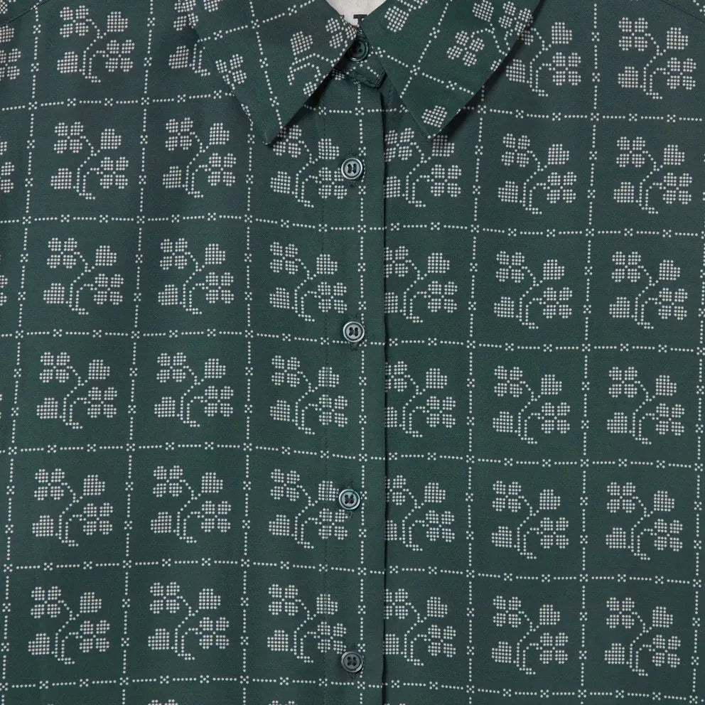 The Tiny Big Sister - Camisa Estampada Floral | Azul