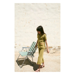 birinit - Pantalones calados | Amarillo verde