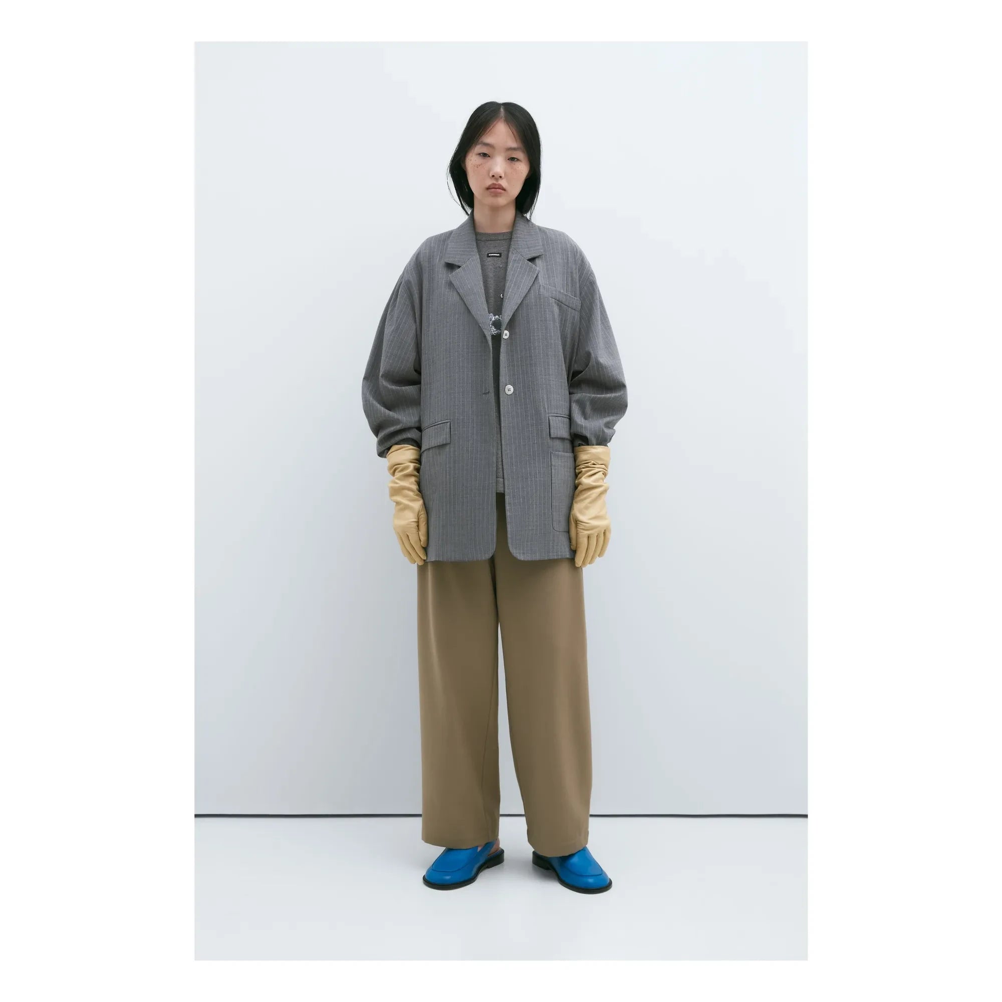 Cordera - Pantalones de Lana Virgen con Bolsillos | Camel