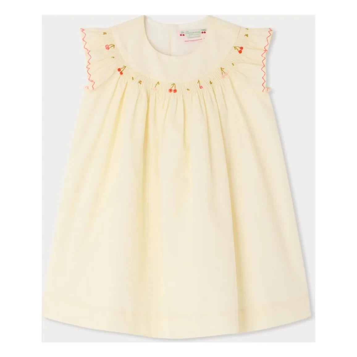 Bonpoint - Vestido Amantine de algodón orgánico | Crudo
