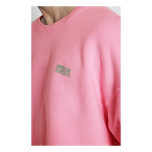 American Vintage - Sudadera de algodón Izubird | Cherry Wood