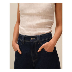 Nitah - Josef Algodón Orgánico Vaquero | Denim sin lavar