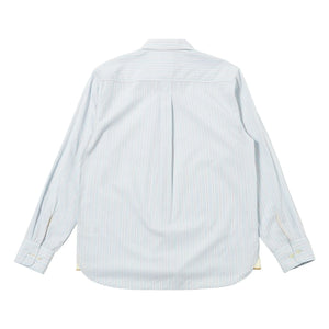 Universal Works - Camisa a rayas Lazy Day | Azul claro