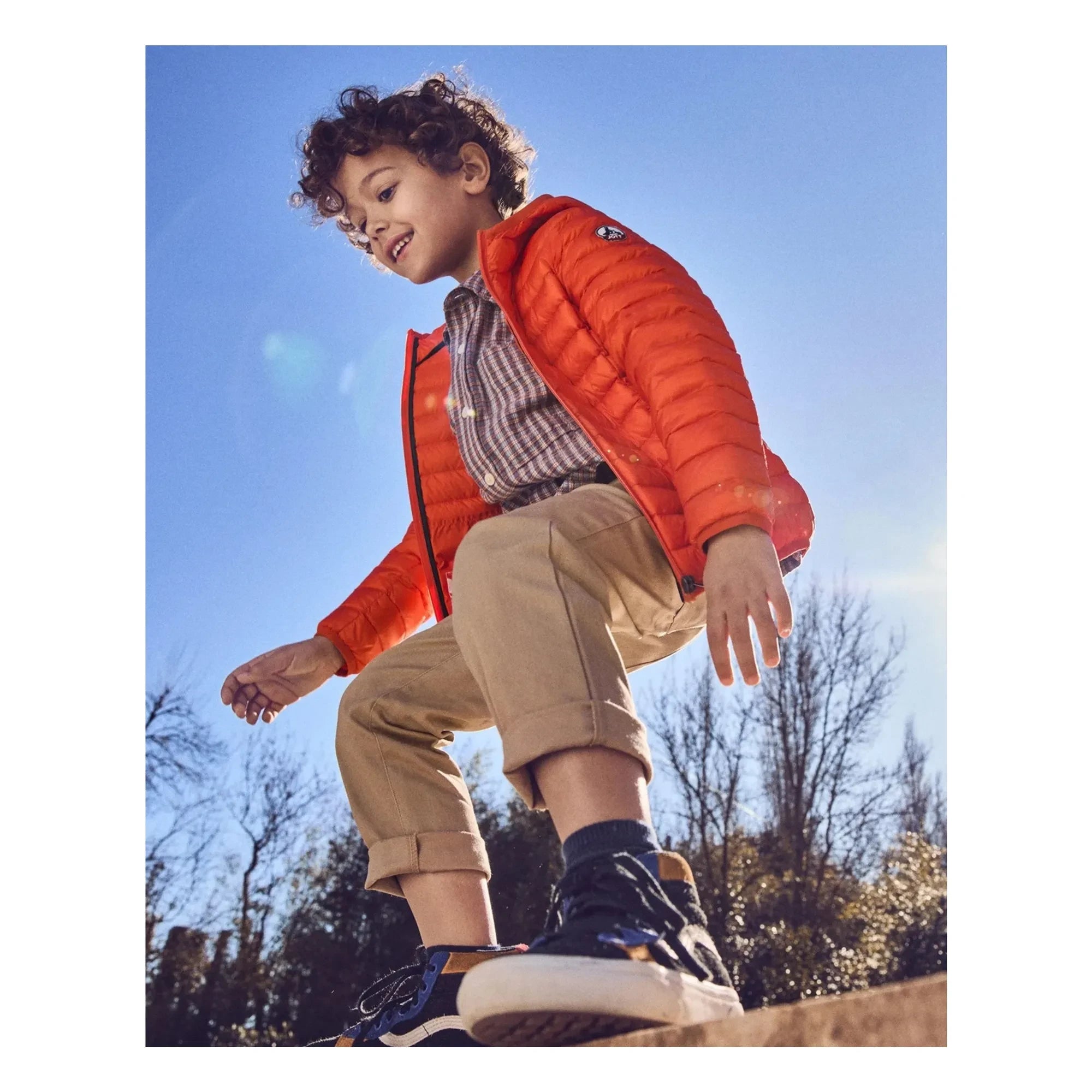 Jott - Plumífero con capucha Hugo | Coral