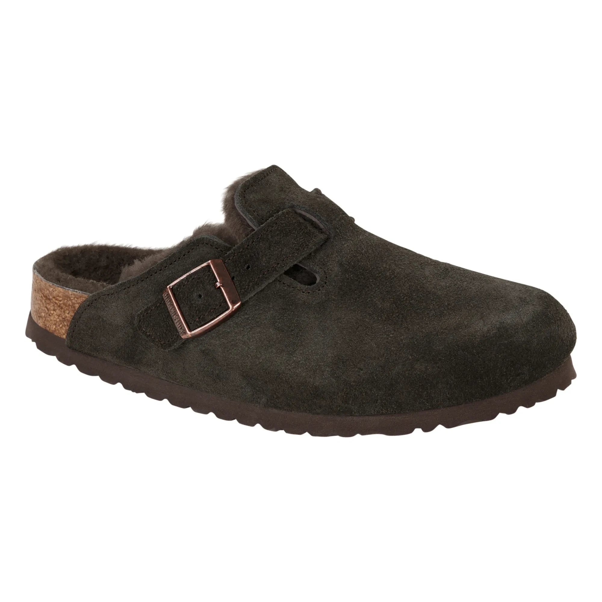 BIRKENSTOCK - Boston Terlikler Regular Fit | Kahverengi